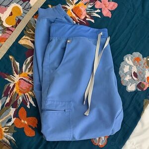 Fig Ceil Blue Zamora Scrub Joggers